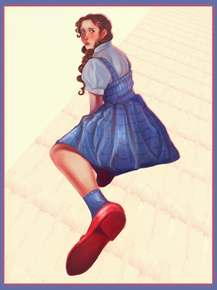 "ruby red slippers" (january 2025) 》digital media | $33